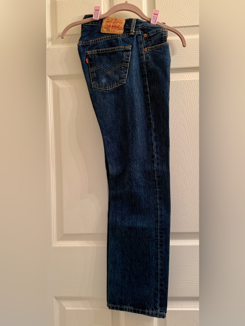 Levi's Men's 501 Indigo Straight Jeans